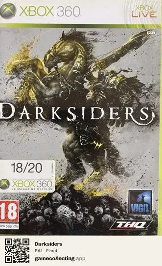 Darksiders Xbox 360, PAL box front