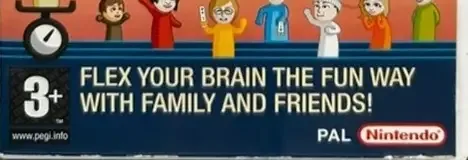 Big Brain Academy: Wii Degree, the PEGI square on its front