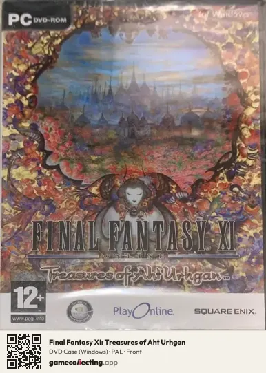 Final Fantasy XI: Treasures of Aht Urhgan Computer, PAL box front
