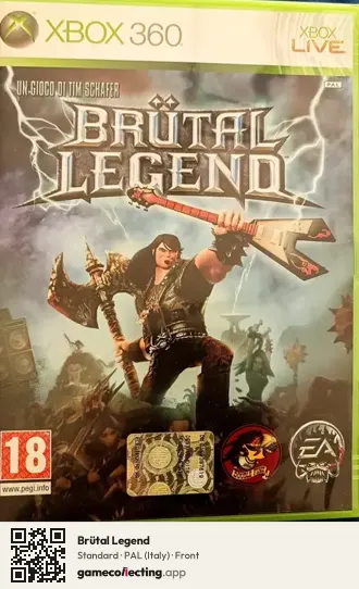 Brütal Legend Xbox 360, Italy box front