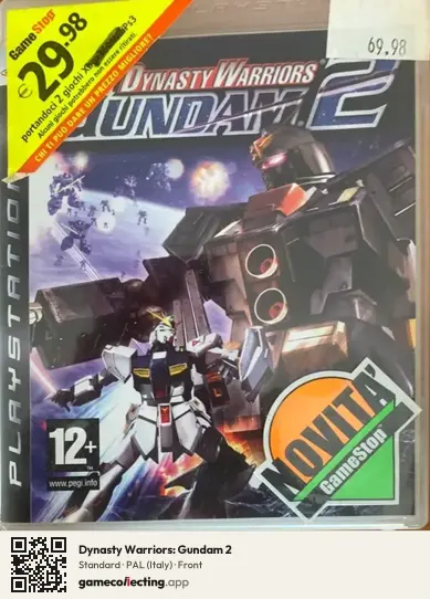 Dynasty Warriors: Gundam 2 PlayStation 3, Italy box front