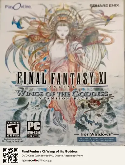 Final Fantasy XI: Wings of the Goddess Computer, North America box front