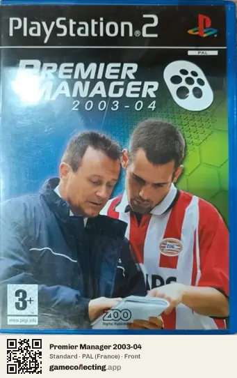 Premier Manager 2003-04 PlayStation 2, France box front