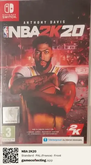NBA 2K20 Nintendo Switch, France box front
