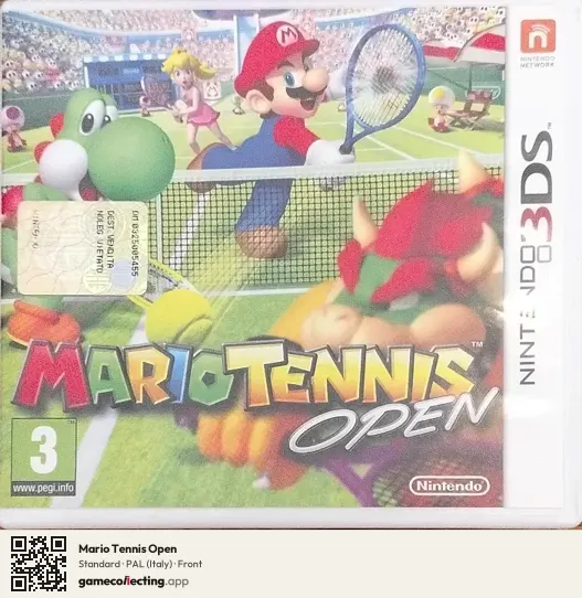Mario Tennis Open Nintendo 3DS, Italy box front