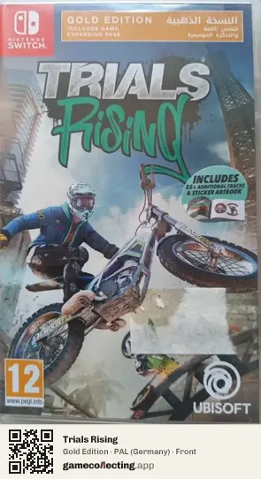 Trials Rising Nintendo Switch, Germany box front