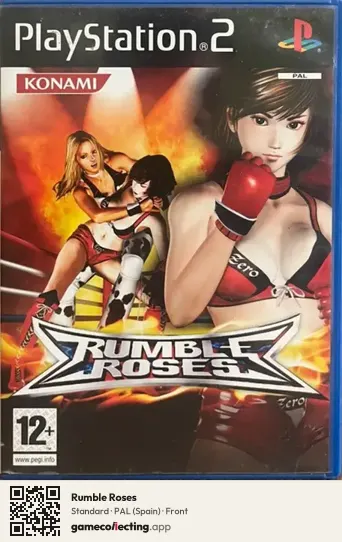 Rumble Roses PlayStation 2, Spain box front