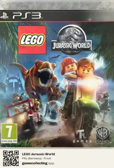 LEGO Jurassic World PlayStation 3, Germany box front