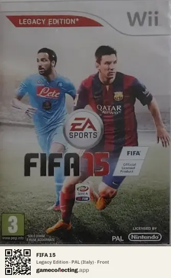 FIFA 15 Nintendo Wii, Italy box front