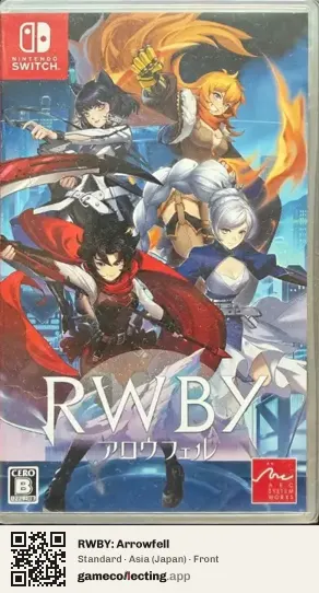 RWBY: Arrowfell Nintendo Switch, Japan box front