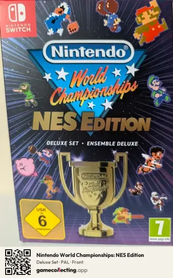 Nintendo World Championships: NES Edition Nintendo Switch, PAL box front