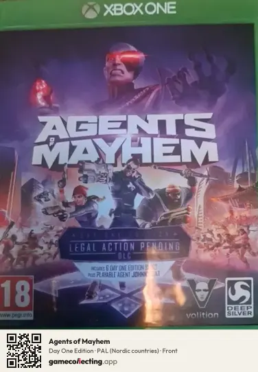 Agents of Mayhem Xbox One, Nordic countries box front