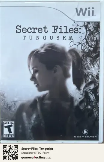 Secret Files: Tunguska Nintendo Wii, NTSC box front