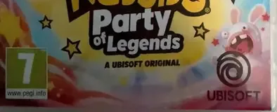 Rabbids: Party of Legends, the PEGI square on its front