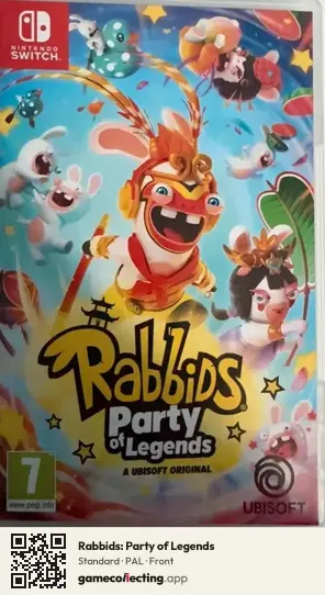 Rabbids: Party of Legends Nintendo Switch, PAL box front