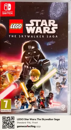 LEGO Star Wars: The Skywalker Saga Nintendo Switch, PAL box front