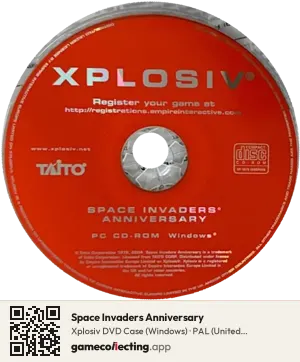 Space Invaders Anniversary Computer, PAL disc