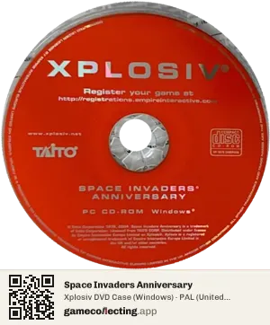 Space Invaders Anniversary Computer, PAL disc