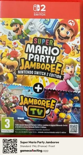 Super Mario Party Jamboree Nintendo Switch 2, France box front