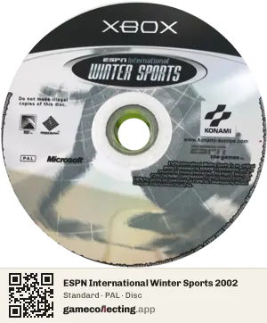 ESPN International Winter Sports 2002 Xbox, PAL disc