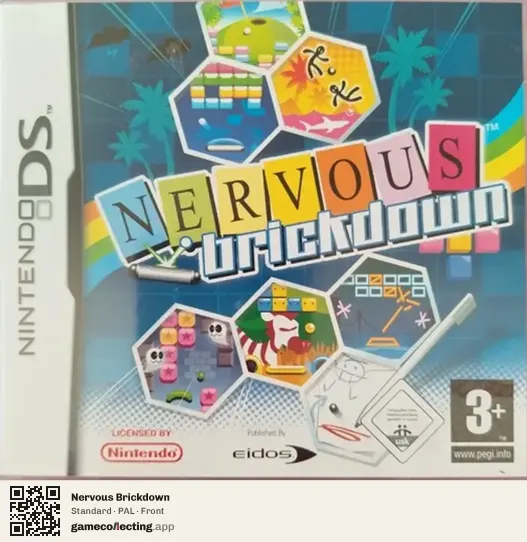 Nervous Brickdown Nintendo DS, PAL box front