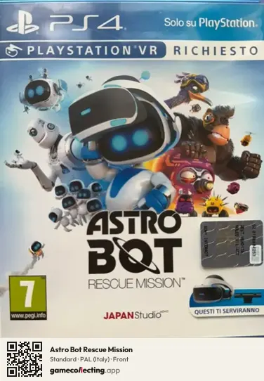 Astro Bot Rescue Mission PlayStation 4, Italy box front