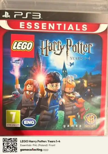 LEGO Harry Potter: Years 1-4 PlayStation 3, Poland box front