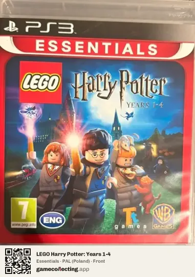 LEGO Harry Potter: Years 1-4 PlayStation 3, Poland box front
