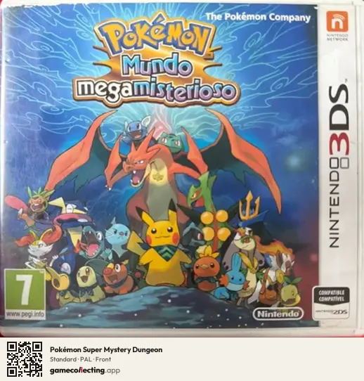 Pokémon Super Mystery Dungeon Nintendo 3DS, PAL box front