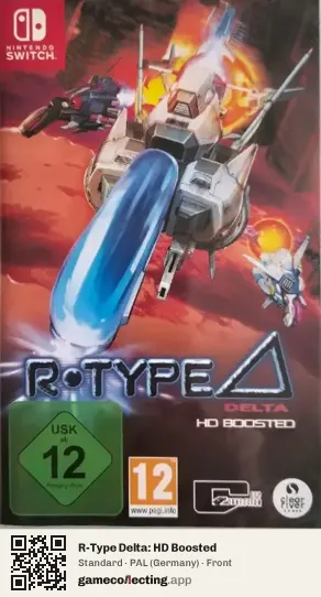 R-Type Delta: HD Boosted Nintendo Switch, Germany box front