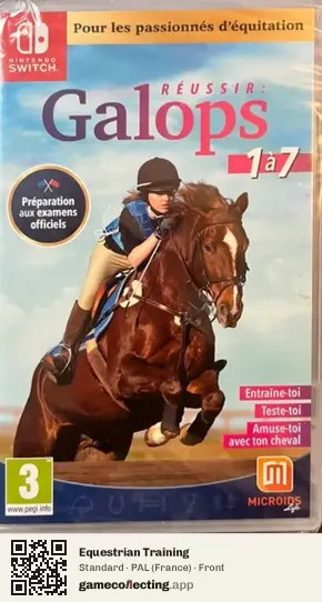 Equestrian Training Nintendo Switch, France box front