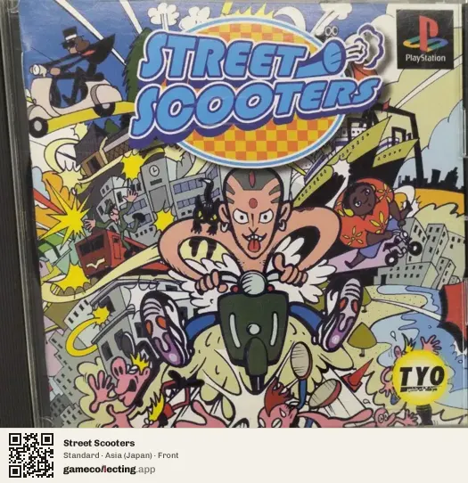 Street Scooters PlayStation, Asia box front