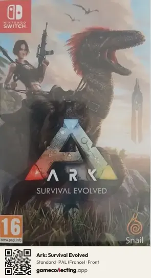 Ark: Survival Evolved Nintendo Switch, France box front