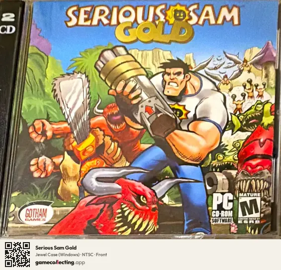 Serious Sam Gold Computer, NTSC box front