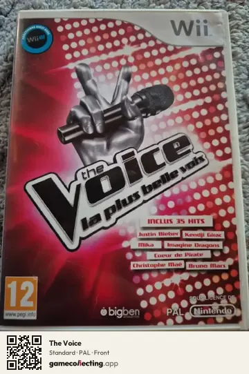 The Voice Nintendo Wii, PAL box front