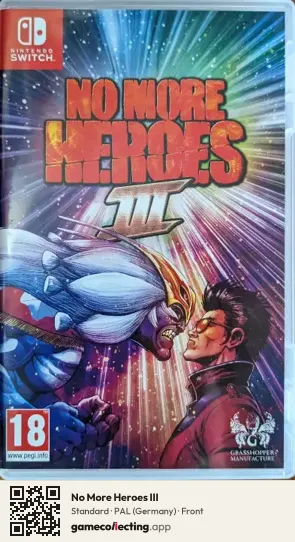 No More Heroes III Nintendo Switch, Germany box front