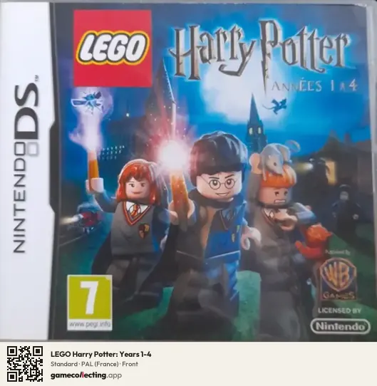 LEGO Harry Potter: Years 1-4 Nintendo DS, France box front