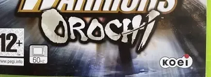 Warriors Orochi, the PEGI square on its front
