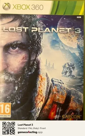 Lost Planet 3 Xbox 360, Italy box front