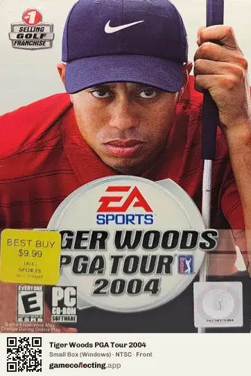 Tiger Woods PGA Tour 2004 Computer, NTSC box front