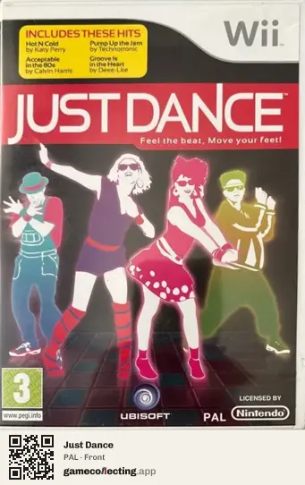 Just Dance Nintendo Wii, PAL box front