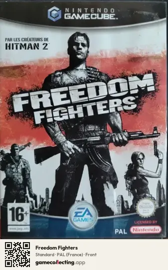 Freedom Fighters Nintendo GameCube, France box front