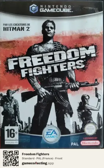 Freedom Fighters Nintendo GameCube, France box front