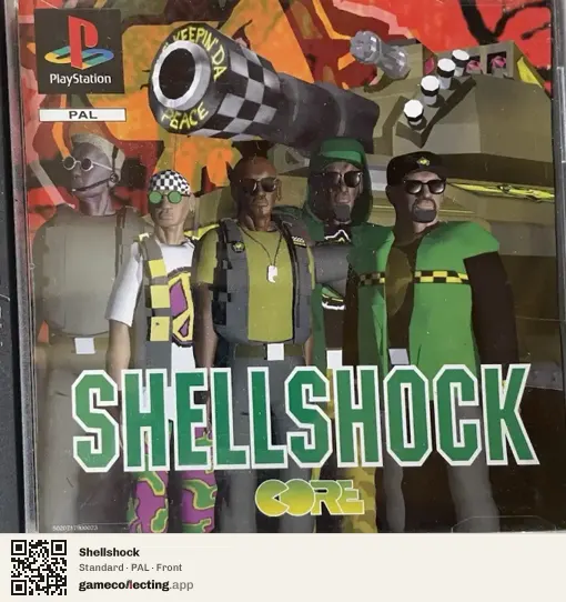 Shellshock PlayStation, PAL box front