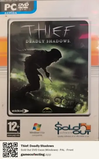 Thief: Deadly Shadows Computer, PAL box front