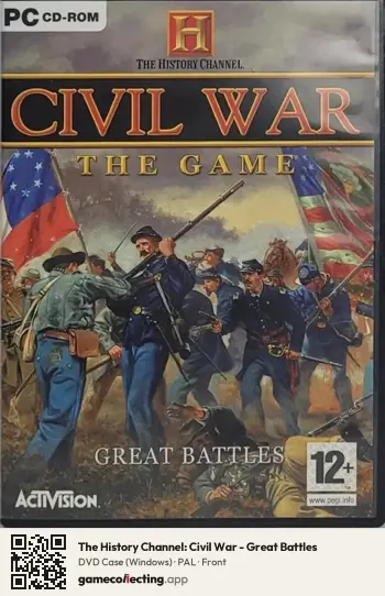 The History Channel: Civil War - Great Battles Computer, PAL box front