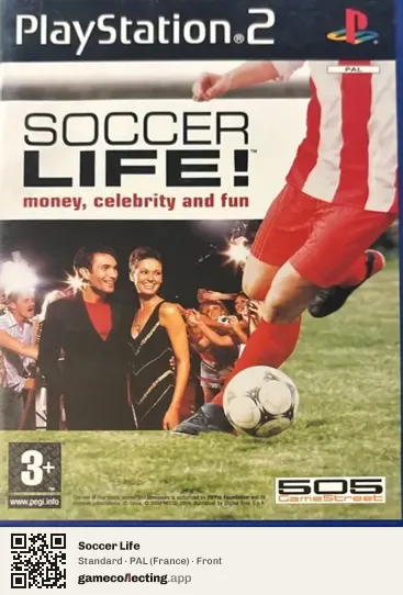Soccer Life PlayStation 2, France box front