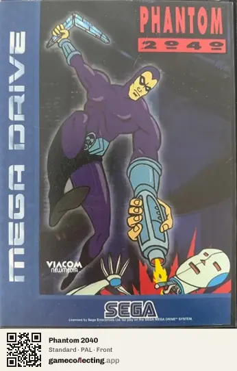 Phantom 2040 Sega Mega Drive / Genesis, PAL box front