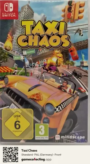 Taxi Chaos Nintendo Switch, Germany box front