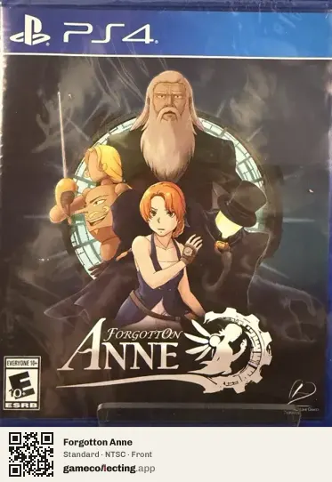 Forgotton Anne PlayStation 4, NTSC box front